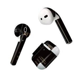 Air Pods 専用 デザインスキンシール airpods エアポッド apple アップル AirPods 第一世代(2016)airpods2 第二世代(2019)対応 イヤホン カバー デコレーション アクセサリー デコシール 011341 本 英