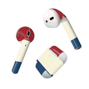 Air Pods 専用 デザインスキンシール airpods エアポッド apple アップル AirPods 第一世代(2016)airpods2 第二世代(2019)対応 イヤホン カバー デコレーション アクセサリー デコシール 011609 フラン