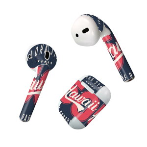 Air Pods 専用 デザインスキンシール airpods エアポッド apple アップル AirPods 第一世代(2016)airpods2 第二世代(2019)対応 イヤホン カバー デコレーション アクセサリー デコシール 011624 ハワイ