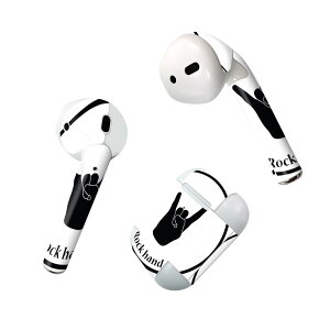 Air Pods 専用 デザインスキンシール airpods エアポッド apple アップル AirPods 第一世代(2016)airpods2 第二世代(2019)対応 イヤホン カバー デコレーション アクセサリー デコシール 011693 音楽