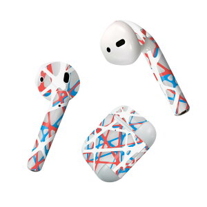 Air Pods 専用 デザインスキンシール airpods エアポッド apple アップル AirPods 第一世代(2016)airpods2 第二世代(2019)対応 イヤホン カバー デコレーション アクセサリー デコシール 011732 模様
