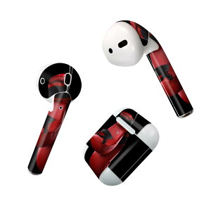 Air Pods 専用 デザインスキンシール airpods エアポッド apple アップル AirPods 第一世代(2016)airpods2 第二世代(2019)対応 イヤホン カバー デコレーション アクセサリー デコシール 011783 ボクシ