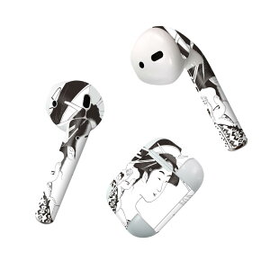Air Pods 専用 デザインスキンシール airpods エアポッド apple アップル AirPods 第一世代(2016)airpods2 第二世代(2019)対応 イヤホン カバー デコレーション アクセサリー デコシール 011834 和風