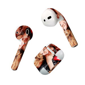 Air Pods 専用 デザインスキンシール airpods エアポッド apple アップル AirPods 第一世代(2016)airpods2 第二世代(2019)対応 イヤホン カバー デコレーション アクセサリー デコシール 011896 女性