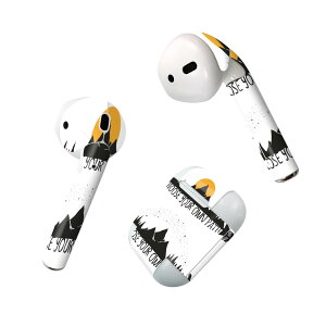 Air Pods 専用 デザインスキンシール airpods エアポッド apple アップル AirPods 第一世代(2016)airpods2 第二世代(2019)対応 イヤホン カバー デコレーション アクセサリー デコシール 013511 山 マ