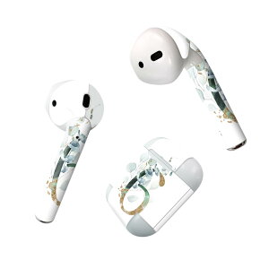 Air Pods 専用 デザインスキンシール airpods エアポッド apple アップル AirPods 第一世代(2016)airpods2 第二世代(2019)対応 イヤホン カバー デコレーション アクセサリー デコシール 019115 フォン