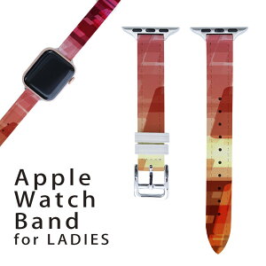 アップルウォッチ 用 バンド Apple Watch 用 取替 レザー ベルト 女性 38mm 40mm 41mm レディース AppleWatch用 全シリーズ対応 初代・Series2・Series3・Series4・Series5・Series6・Series7・SE 対応 001960 模様 ピ