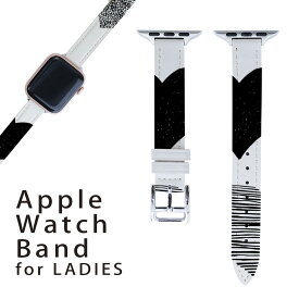 アップルウォッチ 用 バンド Apple Watch 用 取替 レザー ベルト 女性 38mm 40mm 41mm レディース AppleWatch用 全シリーズ対応 初代・Series2・Series3・Series4・Series5・Series6・Series7・SE 対応 014509 ハート　模様