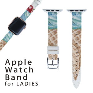 �A�b�v���E�H�b�` �p �o���h Apple Watch �p ��� ���U�[ �x���g ���� 38mm 40mm 41mm ���f�B�[�X AppleWatch�p �S�V���[�Y�Ή� ����ESeries2�ESeries3�ESeries4�ESeries5�ESeries6�ESeries7�ESE �Ή� 017762 �X�C�[�c