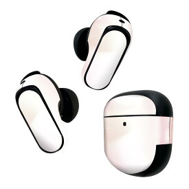 Bose QuietComfort Earbuds II 用 スキンシール ボーズ イヤバッズ2 用　ステッカー　本体3セット ケース1セット 保護 フィルム デコ ピンク　しゃぼん玉 002021