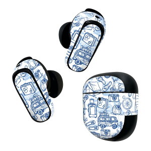 Bose QuietComfort Earbuds II �p �X�L���V�[�� �{�[�Y �C���o�b�Y2 �p�@�X�e�b�J�[�@�{��3�Z�b�g �P�[�X1�Z�b�g �ی� �t�B���� �f�R �Ɓ@�C���X�g�@�@�u���[�@���s�@�͗l 008550