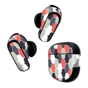Bose QuietComfort Earbuds II �p �X�L���V�[�� �{�[�Y �C���o�b�Y2 �p�@�X�e�b�J�[�@�{��3�Z�b�g �P�[�X1�Z�b�g �ی� �t�B���� �f�R �͗l�@�s���N�@�O���[ 011390