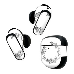 Bose QuietComfort Earbuds II �p �X�L���V�[�� �{�[�Y �C���o�b�Y2 �p�@�X�e�b�J�[�@�{��3�Z�b�g �P�[�X1�Z�b�g �ی� �t�B���� �f�R �t�H���g flower ���m�N�� �� 019568