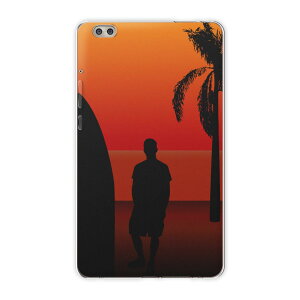 dtab compact d-02k docomo dタブ 用 タブレット ケース タブレット カバー TPU ソフトケース 003151 クール その他 写真・風景 サーフィン 海 写真