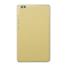 dtab compact d-02k docomo dタブ 用 タブレット ケース タブレット カバー TPU ソフトケース 008965 その他 シンプル　無地　黄色