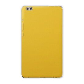 dtab compact d-02k docomo dタブ 用 タブレット ケース タブレット カバー TPU ソフトケース 008967 その他 シンプル　無地　黄色