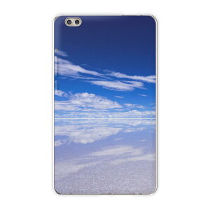 dtab compact d-02k docomo dタブ 用 タブレット ケース タブレット カバー TPU ソフトケース 009610 風景 空 海 写真
