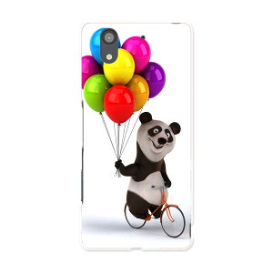 F-01K arrows NX アローズ NX f01k docomo ドコモ スマホ カバー ケース スマホケース スマホカバー PC ハードケース パンダ 風船 カラフル キャラクター アニマル 008702
