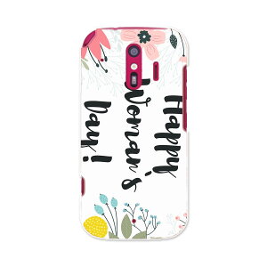 F-01L らくらくスマートフォン me f01l docomo ドコモ スマホ カバー ケース スマホケース スマホカバー PC ハードケース 015494 母の日 カーネーション バラ プレゼント