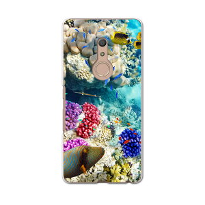 igcase arrows Be4 F-41A 専用ハードケース f41a スマホカバー カバー ケース pc ハードケース 008923 写真・風景 写真 魚 海 珊瑚