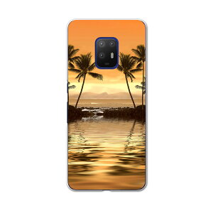 igcase arrows 5G F-51A 専用ハードケース F51A docomo ドコモ スマホカバー カバー ケース pc ハードケース 004650 写真・風景 海 ヤシの木