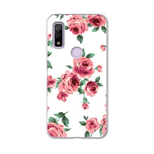 Arrows We F-51B FCG01用 ハードケース f51b igcase スマホカバー カバー ケース pc ハード 010826 花 フラワー ピンク