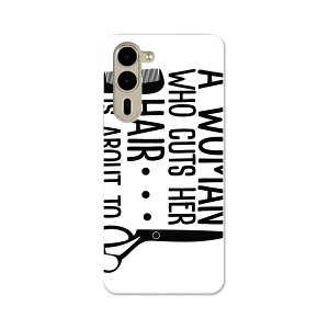 arrows We2 Plus F-51E 用 ハード ケース f51e 対応 ケース カバー ハードケース 031751 はさみ おしゃれ ヘアサロン