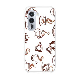 arrows Alpha F-51F 用 スマホカバー f51f ケース カバー ハードケース 009523 コーヒー　茶色　カフェ