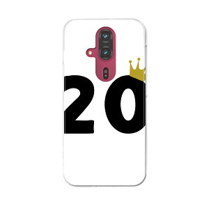 らくらくスマートフォン F-53E 用ハードケース f53e ケース カバー ハードケース 031951 誕生日 記念日 20 歳