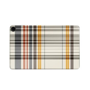 fire max 11 専用 ファイヤーマックス タブレット 専用スキンシール カバー ケース 保護 フィルム ステッカー デコ アクセサリー デザイン 000961 チェック ベージュ