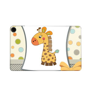 fire max 11 専用 ファイヤーマックス タブレット 専用スキンシール カバー ケース 保護 フィルム ステッカー デコ アクセサリー デザイン 001159 キリン ドット