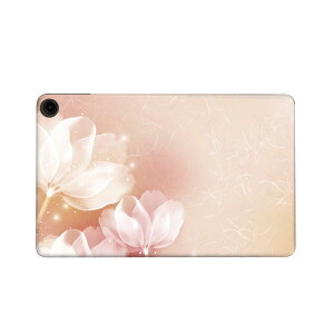 fire max 11 専用 ファイヤーマックス タブレット 専用スキンシール カバー ケース 保護 フィルム ステッカー デコ アクセサリー デザイン 001975 花  ピンク