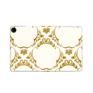 fire max 11 専用 ファイヤーマックス タブレット 専用スキンシール カバー ケース 保護 フィルム ステッカー デコ アクセサリー デザイン 003944 模様 エレガント ゴールド