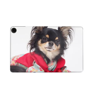 fire max 11 専用 ファイヤーマックス タブレット 専用スキンシール カバー ケース 保護 フィルム ステッカー デコ アクセサリー デザイン 005221 アニマル 犬 チワワ 写真