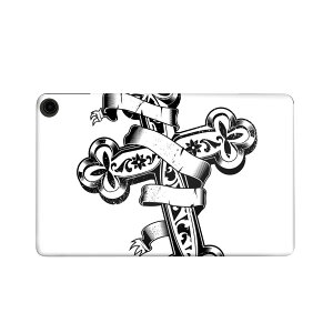 fire max 11 専用 ファイヤーマックス タブレット 専用スキンシール カバー ケース 保護 フィルム ステッカー デコ アクセサリー デザイン 006434 十字架 イラスト