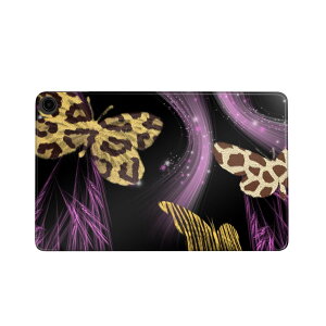 fire max 11 専用 ファイヤーマックス タブレット 専用スキンシール カバー ケース 保護 フィルム ステッカー デコ アクセサリー デザイン 007256 蝶