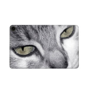 fire max 11 専用 ファイヤーマックス タブレット 専用スキンシール カバー ケース 保護 フィルム ステッカー デコ アクセサリー デザイン 007896 写真 猫 ねこ モノクロ