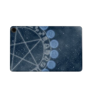 fire max 11 専用 ファイヤーマックス タブレット 専用スキンシール カバー ケース 保護 フィルム ステッカー デコ アクセサリー デザイン 008166 星座 青 ブルー 空 夜