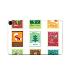 fire max 11 専用 ファイヤーマックス タブレット 専用スキンシール カバー ケース 保護 フィルム ステッカー デコ アクセサリー デザイン 009422 クリスマス 冬 ツリー