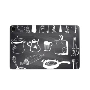 fire max 11 専用 ファイヤーマックス タブレット 専用スキンシール カバー ケース 保護 フィルム ステッカー デコ アクセサリー デザイン 009615 カフェ おしゃれ 黒板