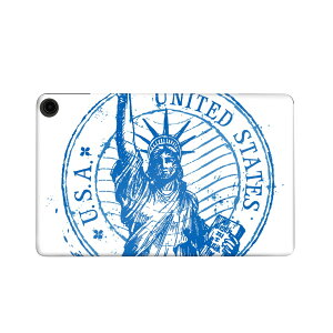 fire max 11 専用 ファイヤーマックス タブレット 専用スキンシール カバー ケース 保護 フィルム ステッカー デコ アクセサリー デザイン 009742 外国 英語 青