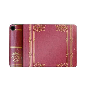 fire max 11 専用 ファイヤーマックス タブレット 専用スキンシール カバー ケース 保護 フィルム ステッカー デコ アクセサリー デザイン 010275 レトロ 赤 模様