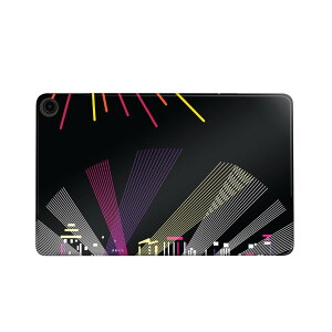 fire max 11 専用 ファイヤーマックス タブレット 専用スキンシール カバー ケース 保護 フィルム ステッカー デコ アクセサリー デザイン 010412 風景 夜景 イラスト