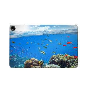 fire max 11 専用 ファイヤーマックス タブレット 専用スキンシール カバー ケース 保護 フィルム ステッカー デコ アクセサリー デザイン 010920 海 魚 写真