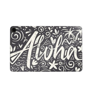 fire max 11 専用 ファイヤーマックス タブレット 専用スキンシール カバー ケース 保護 フィルム ステッカー デコ アクセサリー デザイン 010931 リゾート アロハ 花