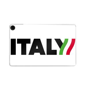 fire max 11 専用 ファイヤーマックス タブレット 専用スキンシール カバー ケース 保護 フィルム ステッカー デコ アクセサリー デザイン 011666 イタリア 外国 国旗