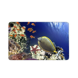 fire max 11 専用 ファイヤーマックス タブレット 専用スキンシール カバー ケース 保護 フィルム ステッカー デコ アクセサリー デザイン 011673 海 魚 珊瑚