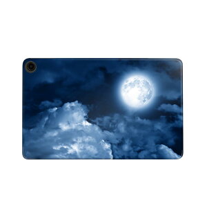 fire max 11 専用 ファイヤーマックス タブレット 専用スキンシール カバー ケース 保護 フィルム ステッカー デコ アクセサリー デザイン 011707 月 空 夜