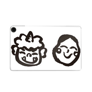 fire max 11 専用 ファイヤーマックス タブレット 専用スキンシール カバー ケース 保護 フィルム ステッカー デコ アクセサリー デザイン 012875 節分 鬼 イラスト