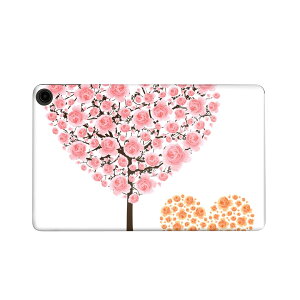 fire max 11 専用 ファイヤーマックス タブレット 専用スキンシール カバー ケース 保護 フィルム ステッカー デコ アクセサリー デザイン 012954 花 花束 木 ハート